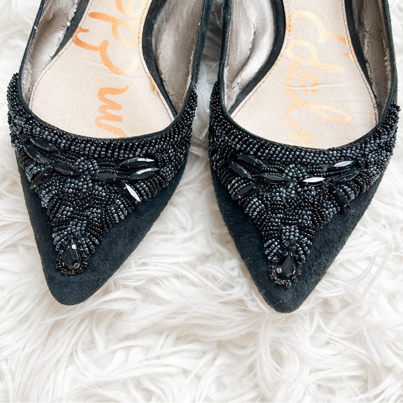 Sam Edelman | Beaded Pointed Toe Flats - Picture 2 of 8